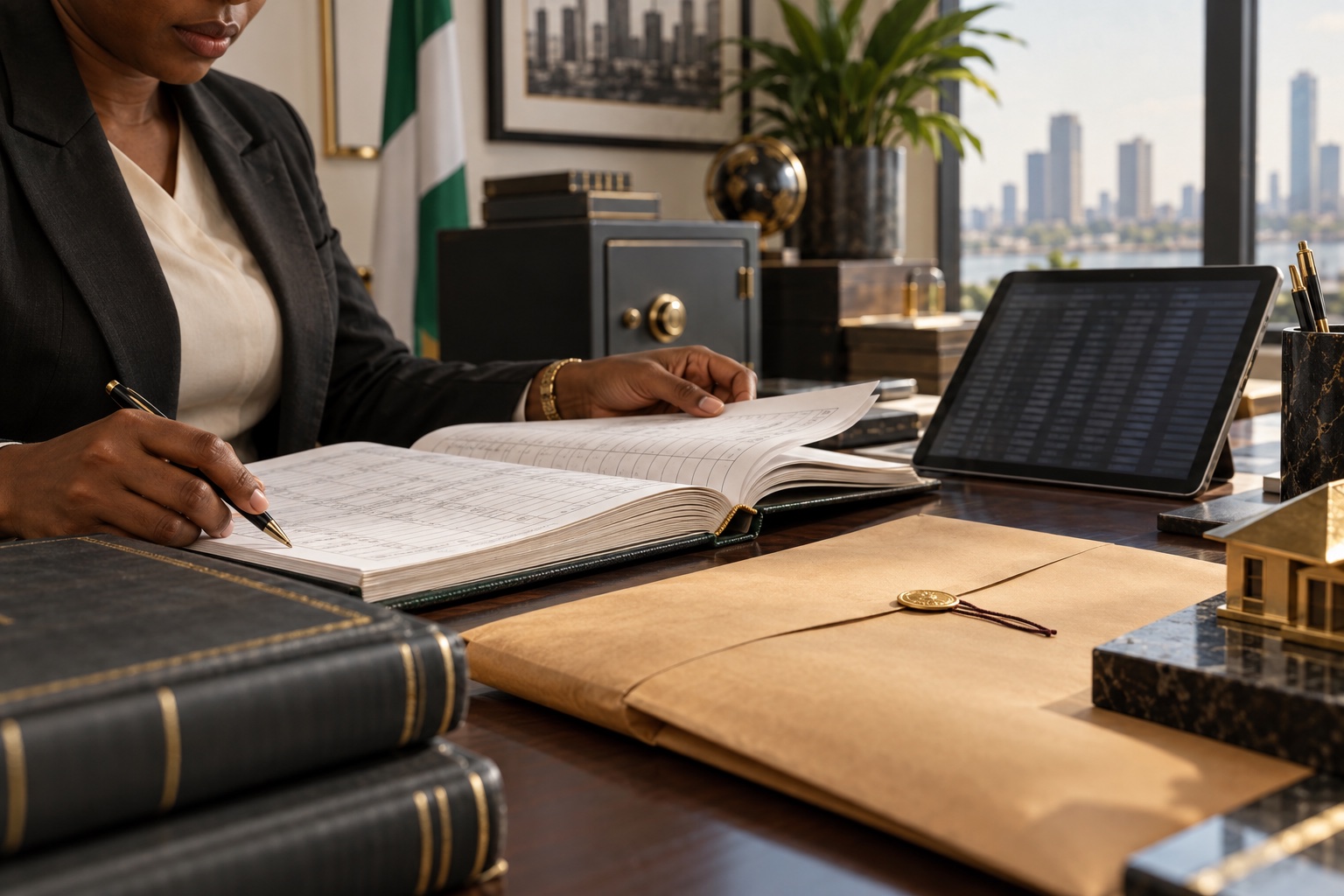 A Nigerian records administrator reconciling custody and ownership records